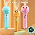 GOFMOON Kids Projection Flashlight, Bedtime Story Projector Toy, 6 Slides with 48 Patterns, Safe ABS Material, Interactive Early Learning STEM Tool for Toddlers, Portable Visual Cognitive Gift, Easy-to-Use Science Aid for Parents & Teachers.
