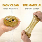 Glitter Dumpling Squishy with Box, Soft Sensory Squeeze Toy for Stress Relief, Mystery Glitter Dumplings, Decompression Dough, Not Blind Box, You Can Choose Your Favorite Color Freely