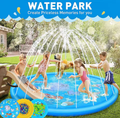 100CM Kids Paddling Pad Inflatable Water Jet Swimming Pool Summer Beach Outdoor Games Toy Lawn Swimming Pool Mat Kids Toys