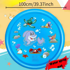 100CM Kids Paddling Pad Inflatable Water Jet Swimming Pool Summer Beach Outdoor Games Toy Lawn Swimming Pool Mat Kids Toys