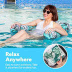 Inflatable Pool Floats Adult, 2 Packs Floating Lounge Chairs , Blow up Pool Noodles for Adult Heavy Duty, Floating Chair for Party Summer Water Beach Lake Fun Father's Day Gifts TikTokShopSummerTurnup