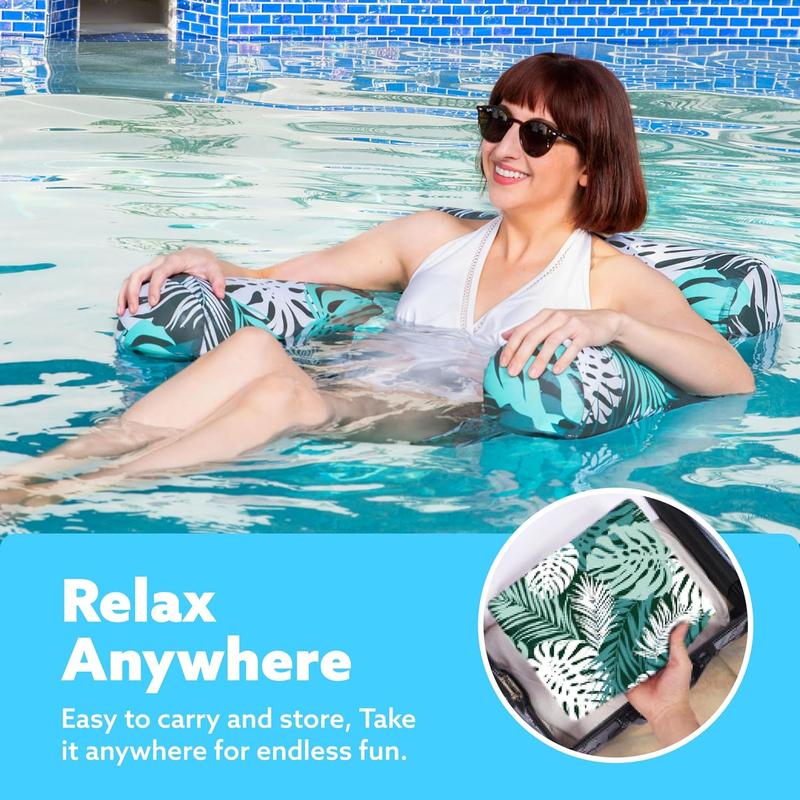 Inflatable Pool Floats Adult, 2 Packs Floating Lounge Chairs , Blow up Pool Noodles for Adult Heavy Duty, Floating Chair for Party Summer Water Beach Lake Fun Father's Day Gifts TikTokShopSummerTurnup